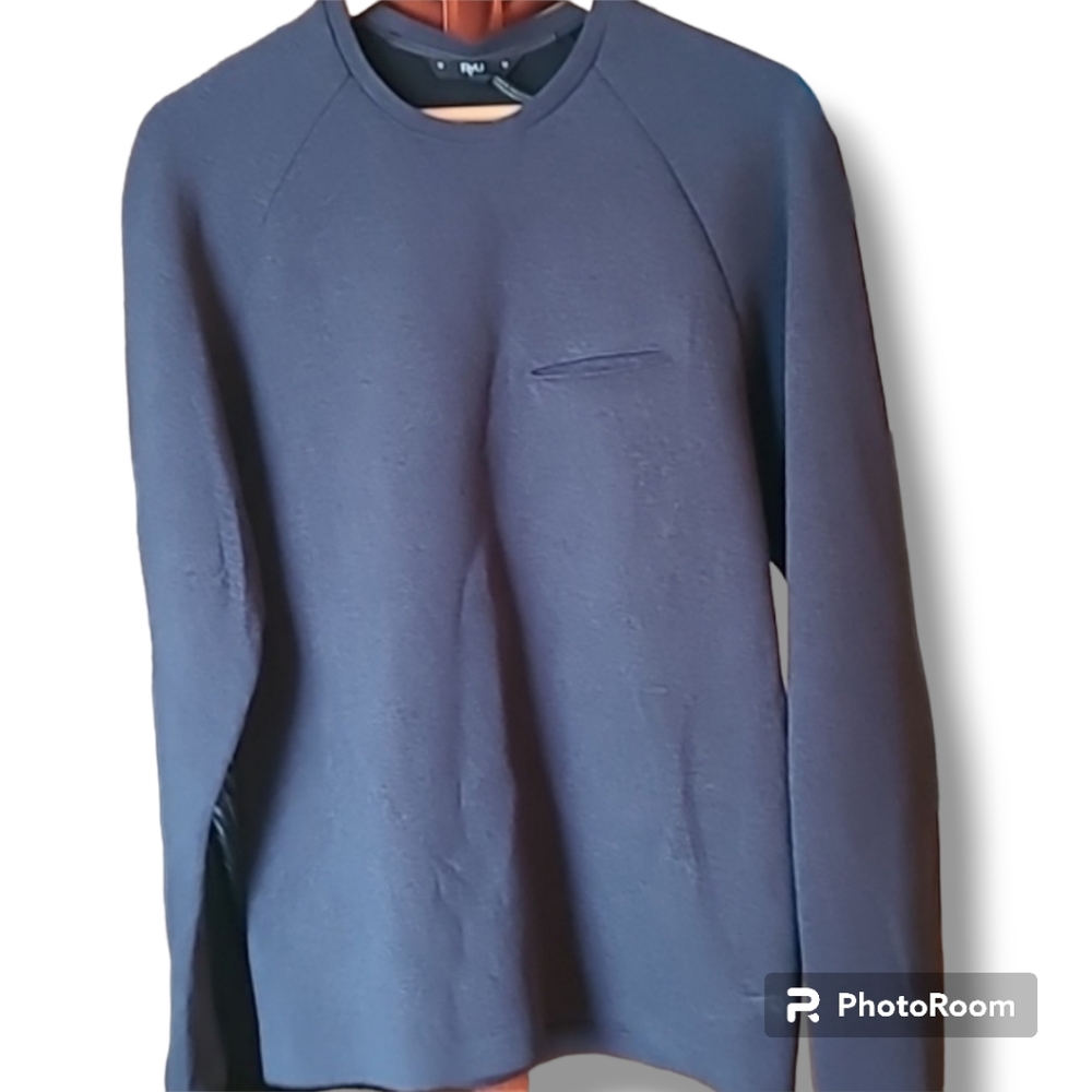 Ryu Blue Pull Over Sweatshirt Chest Pocket 🇨🇦